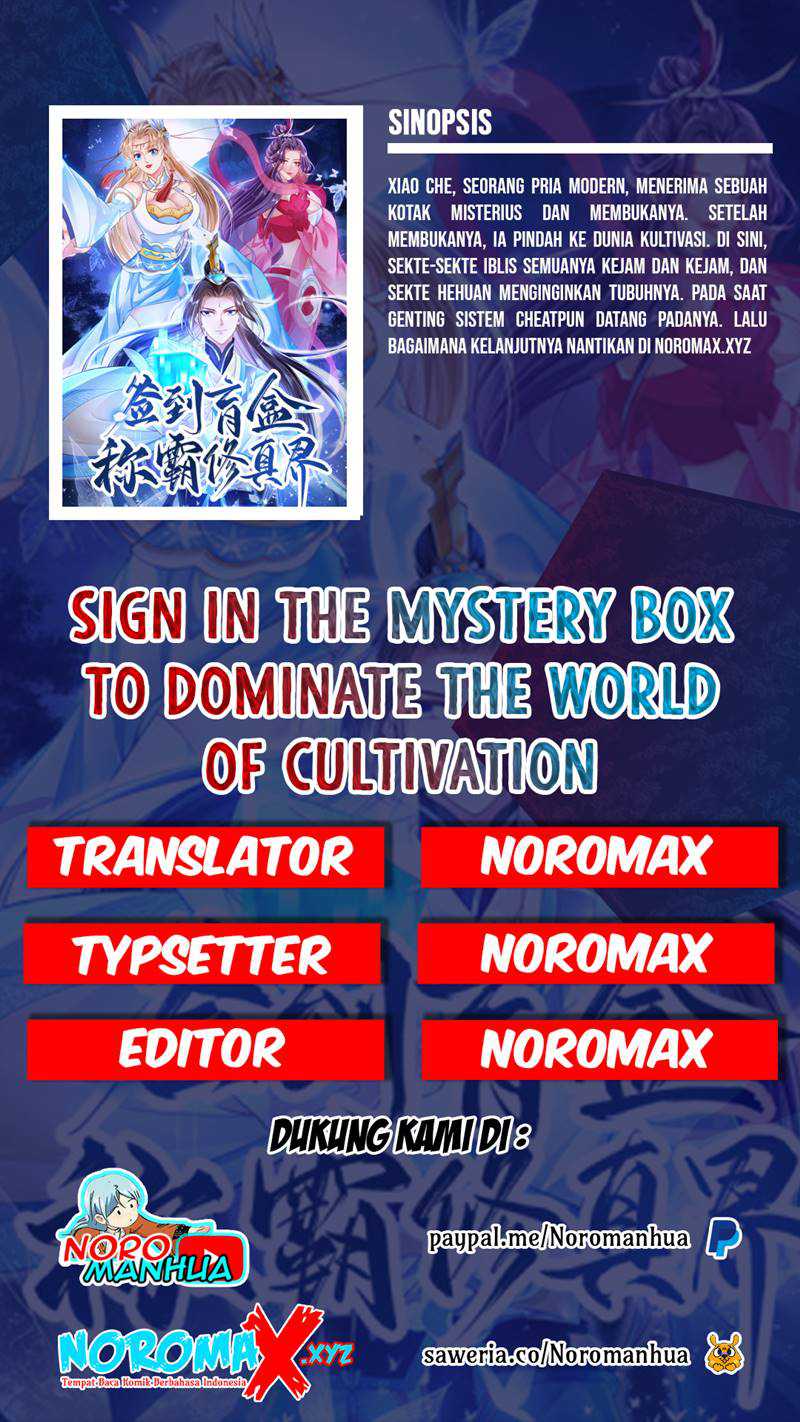 Sign In The Mystery Box To Dominate The World Of Cultivation Chapter 27 - 139
