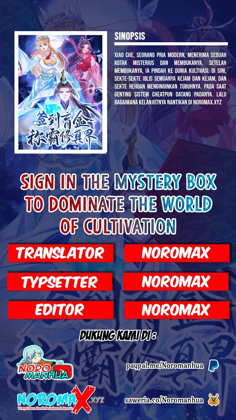 Sign In The Mystery Box To Dominate The World Of Cultivation Chapter 39 - 127