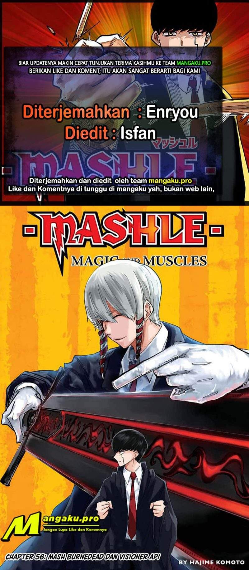 Mashle: Magic And Muscles Chapter 56 - 55