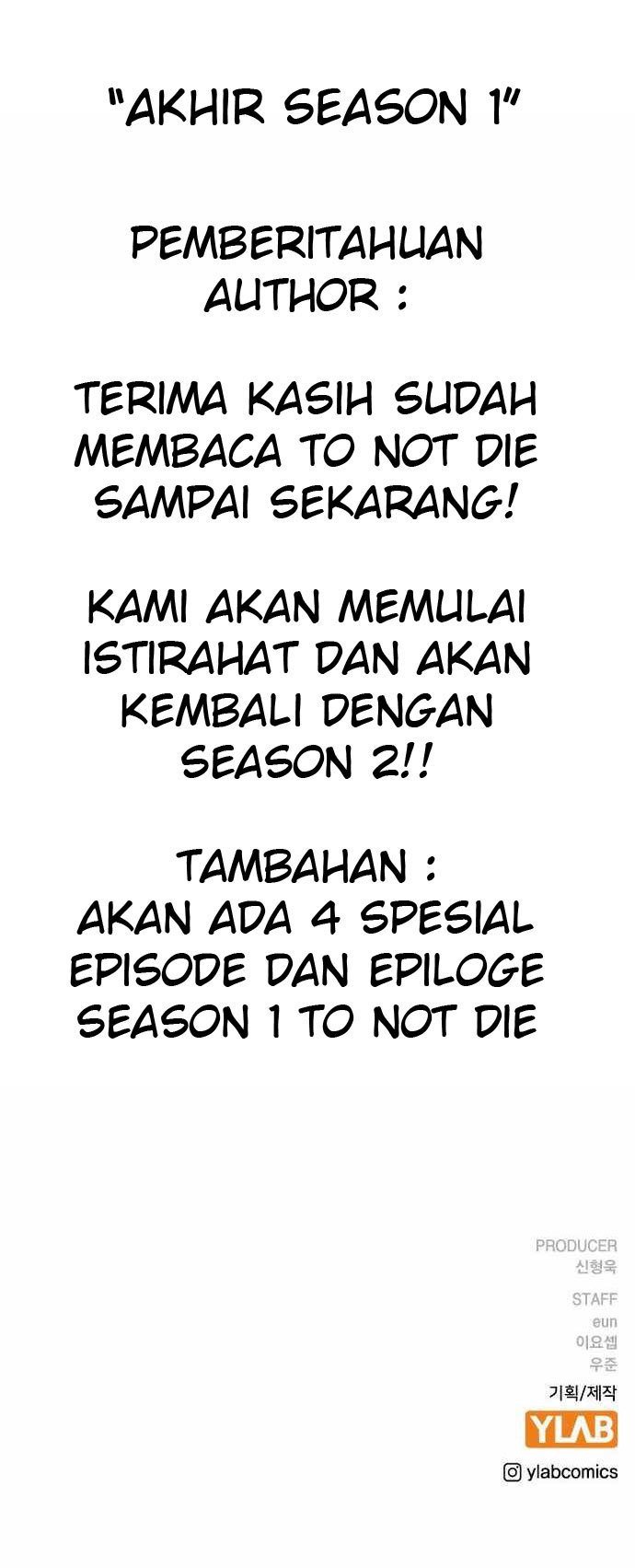 To Not Die Chapter 66 End Season 1 - 455