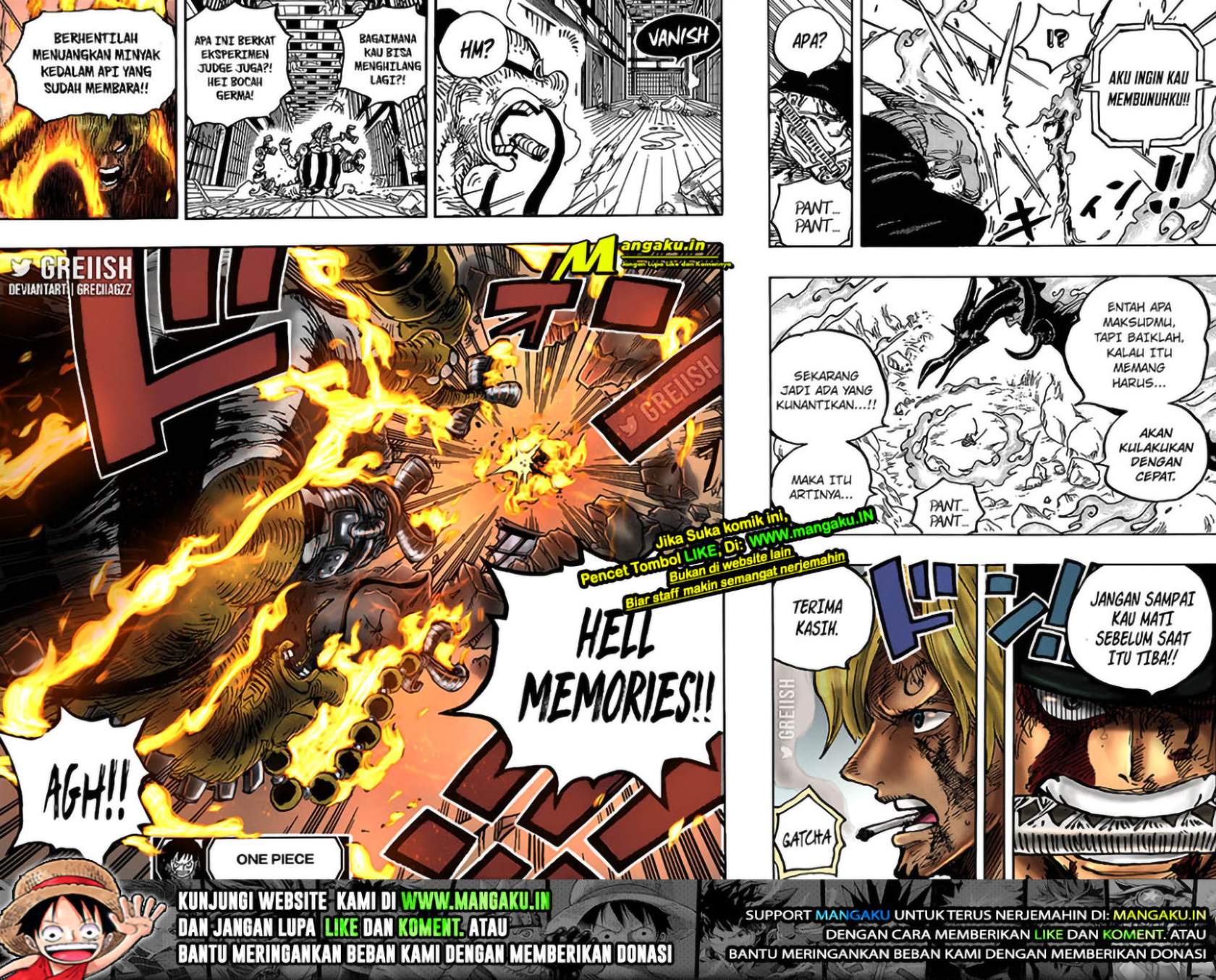 One Piece Chapter 1031Hq - 151