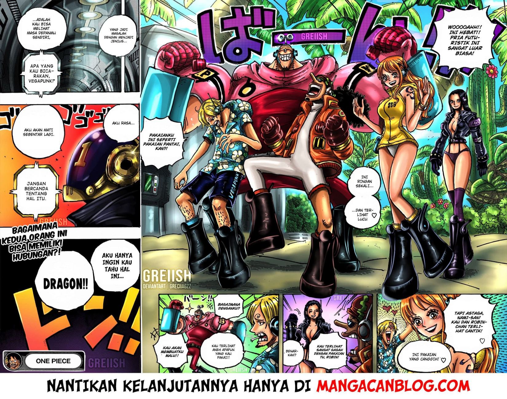 One Piece Chapter 1064 Hq - 111