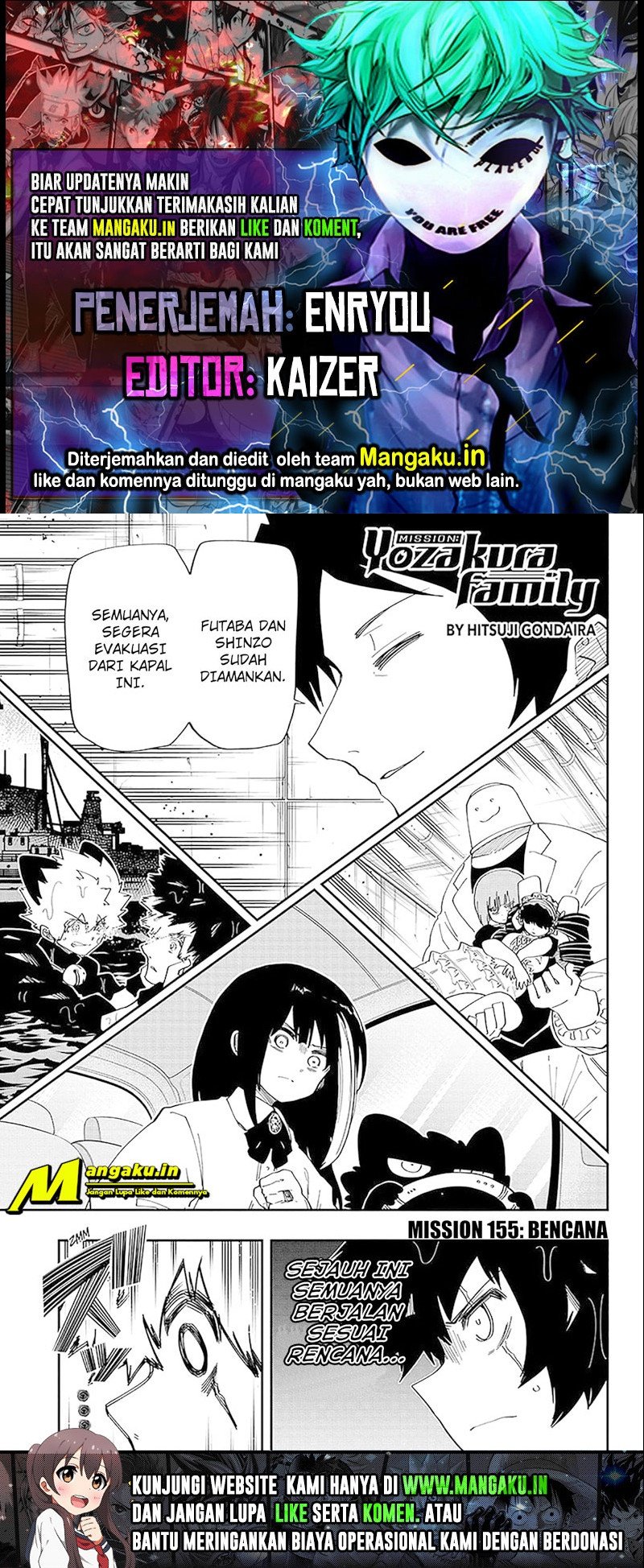 Mission: Yozakura Family Chapter 155 - 37