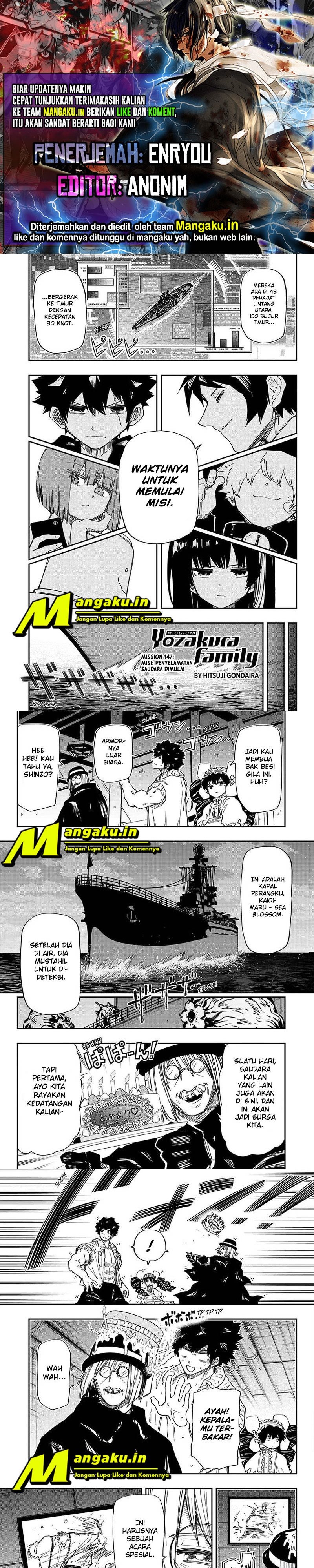 Mission: Yozakura Family Chapter 147 - 43