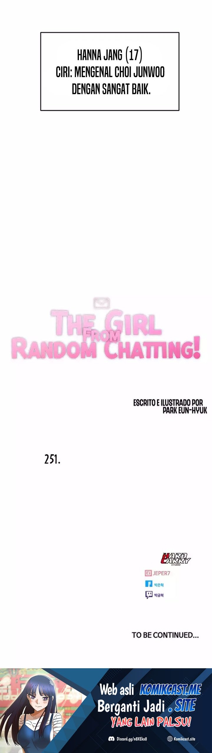 The Girl From Random Chatting! Chapter 251 - 259